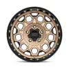   Alloy Wheel 17x9 ET18 5x127 KM545 Trek Matte Bronze W/ Black LIP KMC