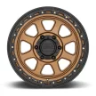 Alloy Wheel 20x9 ET18 5x127 KM548 Chase Matte Bronze W/ Black LIP KMC