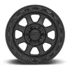   Alloy Wheel 20x9 ET18 5x127 KM548 Chase Satin Black W/ Gloss Black LIP KMC