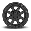 Alloy Wheel 20x9 ET18 5x127 KM548 Chase Satin Black W/ Gloss Black LIP KMC