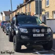 Kut Snake plastic fender flares Volkswagen Amarok 70mm