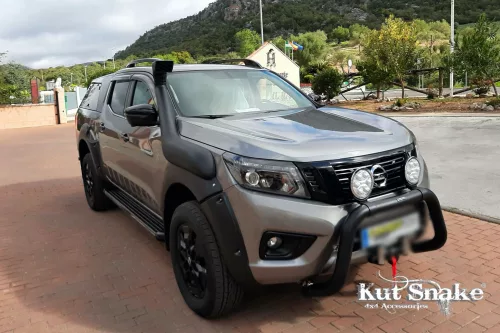 Kut Snake plastic fender flares Nissan Navara D23 NP300 for cars with AdBlue 50 mm