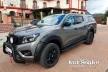 Kut Snake plastic fender flares Nissan Navara D23 NP300 for cars with AdBlue 50 mm