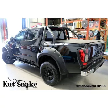   Kut Snake plastic fender flares Nissan Navara D23 NP300 for cars without ADBlue 50 mm REAR kit