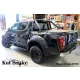 Kut Snake plastic fender flares Nissan Navara D23 NP300 for cars without ADBlue 50 mm REAR kit