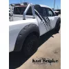   Kut Snake plastic fender flares Nissan Navara D23 NP300 for cars without ADBlue 50 mm REAR kit