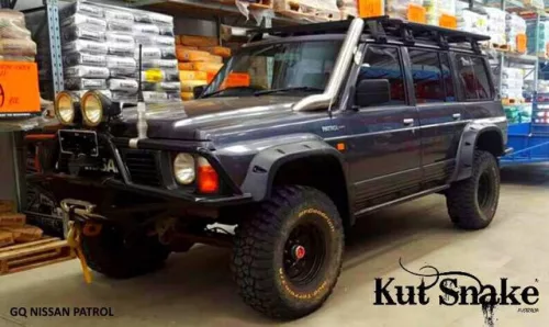 Kut Snake plastic fender flares  Nissan Patrol Y60
