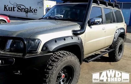 Kut Snake plastic fender flares Nissan Patrol Y61 GU4 2005->