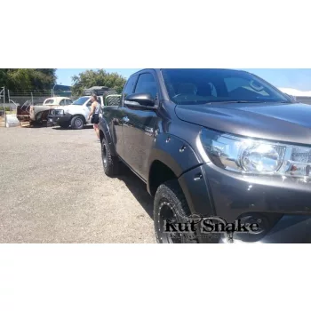 Kut Snake plastic fender flares Toyota Hilux Revo 2015+