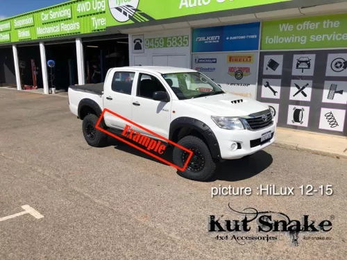 Kut Snake plastic fender flares Toyota Hilux 2005-2012