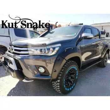   Kut Snake plastic fender flares Toyota Hilux Rocco 2019+ 75 mm