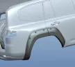 Kut Snake plastic wheel arch flare Toyota Land Cruiser 200