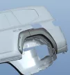 Kut Snake plastic wheel arch flare Toyota Land Cruiser 200