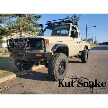   Kut Snake plastic fender flares Toyota Land Cruiser 75/79 series Pick-up sigle cab  pre-2007 +50mm