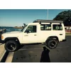   Kut Snake plastic fender flares Toyota Land Cruiser 71 & 78 with dual fuel tank