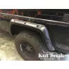   Kut Snake plastic fender flares Toyota Land Cruiser 71 & 78 with dual fuel tank