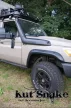 Kut Snake plastic fender flares Toyota Land Cruiser 79 double cab pick-up truck