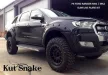 Kut Snake plastic fender flares 4cm Ford Ranger PX2 PX3 2016-> 40mm EXTRA SLIM