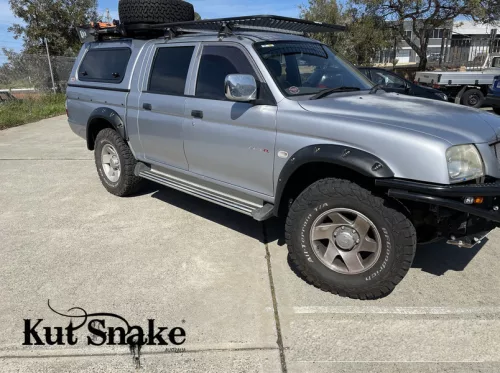 Kut Snake plastic fender flares Mitsubishi L200 2006-2015 75 mm