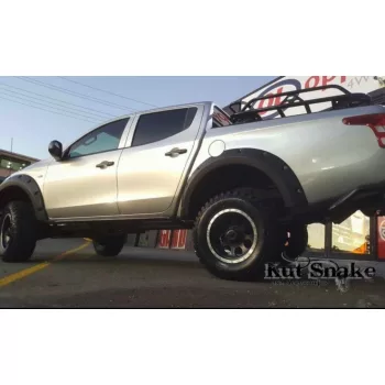Kut Snake plastic fender flares Mitsubishi L200 2015+  70mm