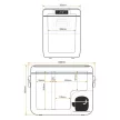 Yolco KX40 Green Portable Compressor Fridge
