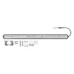 OSRAM Lightbar SX500-SP LEDDL107 SP 12/24V 45W reflector work light