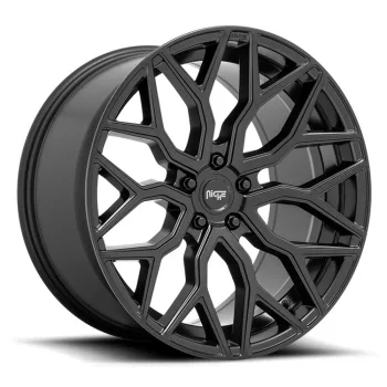   Alloy Wheel 22x10 ET30 5x130 M261 Mazzanti Matte Black Niche Road Wheels
