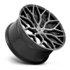   Alloy Wheel 22x10 ET30 5x130 M262 Mazzanti Gloss Black Brushed Face Niche Road Wheels