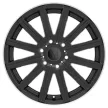 Alloy Wheel 17x7.5 ET52 6x130 Stark Matte Black Mandrus