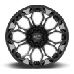 Alloy Wheel 20x10 ET-18 6x135/6x139,7 MO808 Sniper Gloss Black Milled Moto Metal