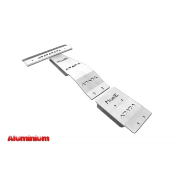   More4x4 Aluminum Skid Plate Kit for Jeep Wrangler JL 2018+ (3pcs sets)