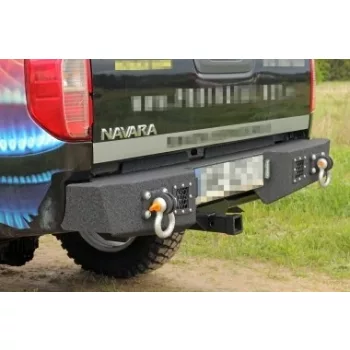MorE4x4 Rear steel bumper for Nissan Navara D40 (2005-2014)