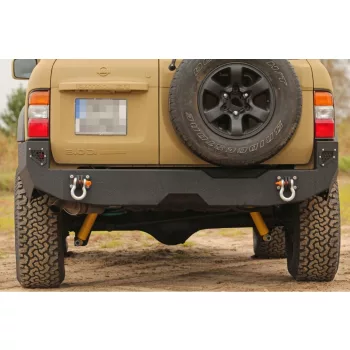 MorE4x4 Rear steel bumper for Nissan Patrol Y61 (1997-2004)