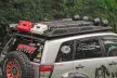 More4x4 Roof rack with basket Toyota Land Cruiser J100 short rail spacing