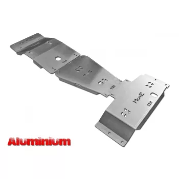  More4x4 aluminium skid plate kit for Toyota Land Cruiser J120/J125, 2002-2009 equipped with MORE4x4-Z001 bumper