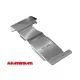 More4x4 aluminium skid plate kit for Ford Ranger T6/ T7 (2011-) with factory bumper (2pcs/kit)