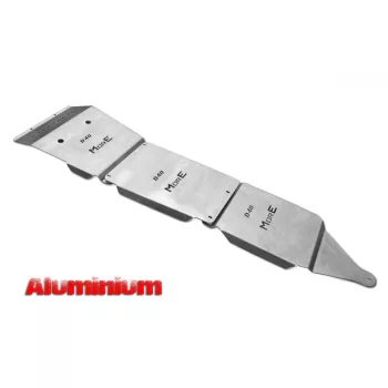   More4x4 aluminium skid plate kit for Nissan Navara D40 / Pathfinder R51 (2005-2014) with factory bumper (3 pcs/kit)