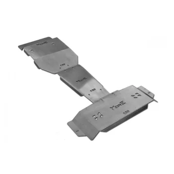   More4x4 steel skid plate kit for Toyota Land Cruiser J150 (2009-2014) with factory bumper (3pcs/kit)