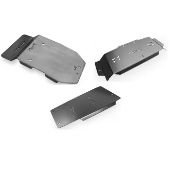   More4x4 steel skid plate kit for Toyota Land Cruiser J150 (2014-) with factory bumper (3pcs/kit)