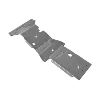   More4x4 steel skid plate kit for Mercedes X-Class-hoz (2017-) (3.0L) with factory bumper (3pcs/kit)