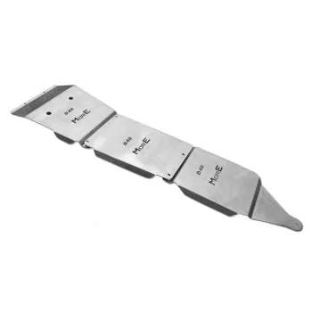   More4x4 steel skid plate kit for Nissan Navara D40/ Pathfinder R51 (2005-2014) with factory bumper (3pcs/kit)