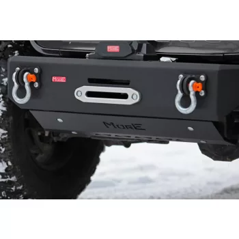   More4x4 steel skid plate kit For Jeep Wrangler JL (2018+) (2.0L, 2.2L) with factory bumper (3pcs/kit)