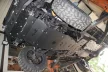 More4x4 steel gearbox skid plate for Toyota Land Cruiser J120 / J125