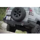 MorE4x4 Steel rear bumper Toyota Land Cruiser J120 long 2002-2009, all engine