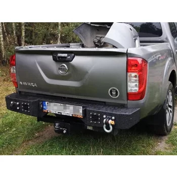   MorE4x4 Steel rear bumper Nissan Navara D23, NP300 after 2014, all engine