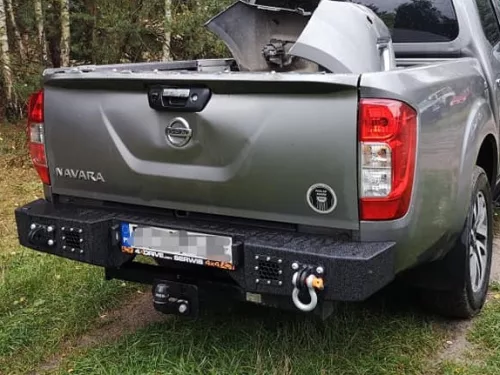 MorE4x4 Steel rear bumper Nissan Navara D23, NP300 after 2014, all engine