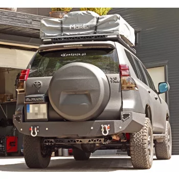  MorE4x4 Steel rear bumper Toyota Land Cruiser J150 long 2009-2014 all engine