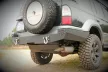 MorE4x4 Steel rear bumper Toyota Land Cruiser J95 long 1995-2002, all engine