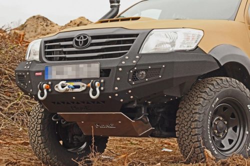 MorE4x4 Steel front bumper with winch plate Toyota Hilux Vigo 2011-2015 (after lift), all engine