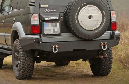 MorE4x4 Steel rear bumper Toyota Land Cruiser J90 short 1995-2002, all engine